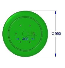 TALERZ ŚLIZGOWY  2,10M [ZKS038]