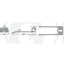 PALEC PODBIERACZA  200* 69   DEUTZ FAHR [ZPD104]