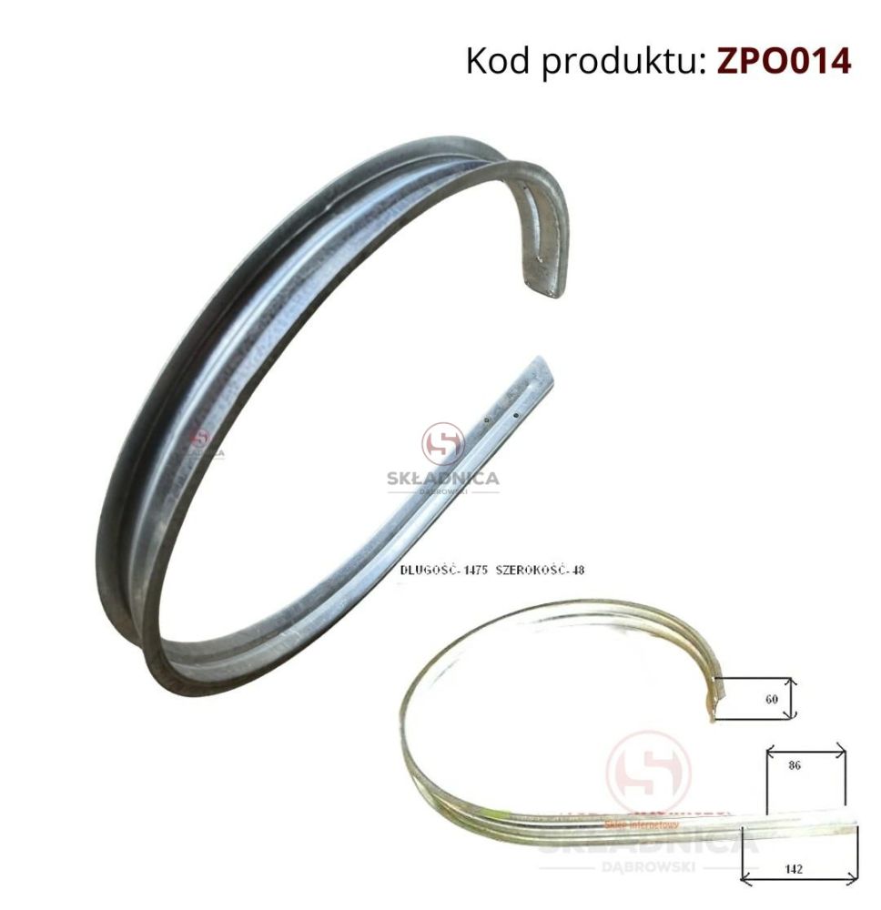 OSŁONA PODBIERACZA L-1475 do KOLA [ZPO014]