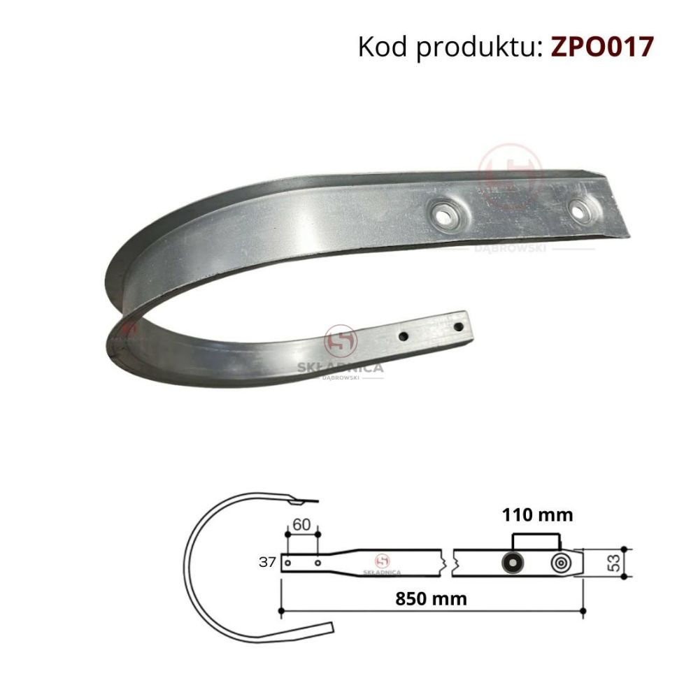 OSŁONA PODBIERACZA L-850 do KRONE        [ZPO017]