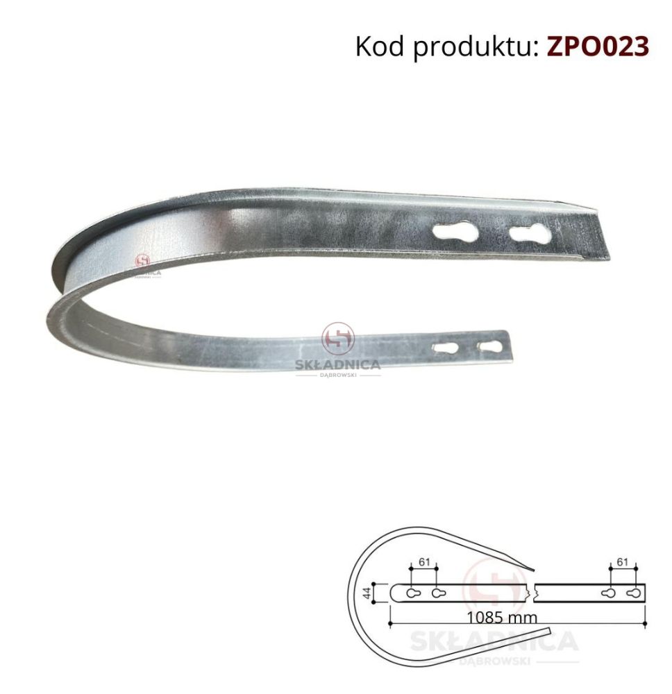 OSŁONA PODBIERACZA L-1085 do WELGER      [ZPO023]