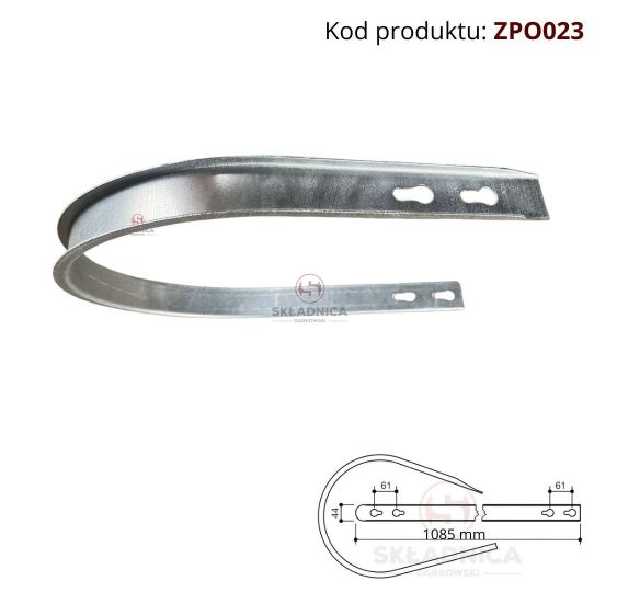OSŁONA PODBIERACZA L-1085 do WELGER      [ZPO023]