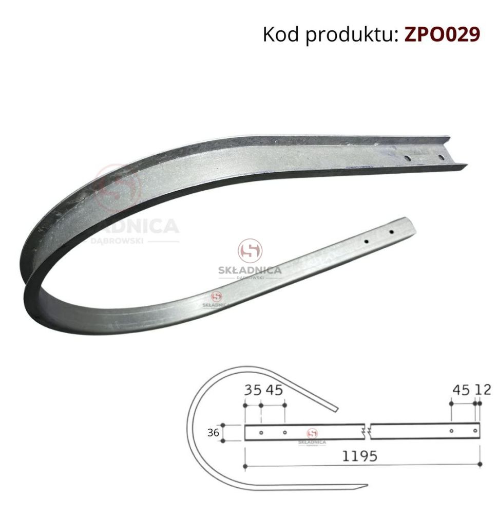 OSŁONA PODBIERACZA Keverneland Vicon     [ZPO029]