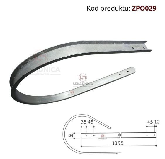 OSŁONA PODBIERACZA Keverneland Vicon     [ZPO029]
