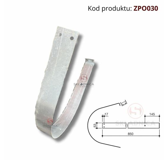 OSŁONA PODBIERACZA KRONE HSL 2700 [ZPO030]