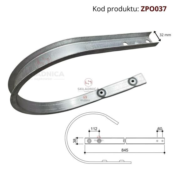 OSŁONA PODBIERACZA KRONE KR 130S [ZPO037]