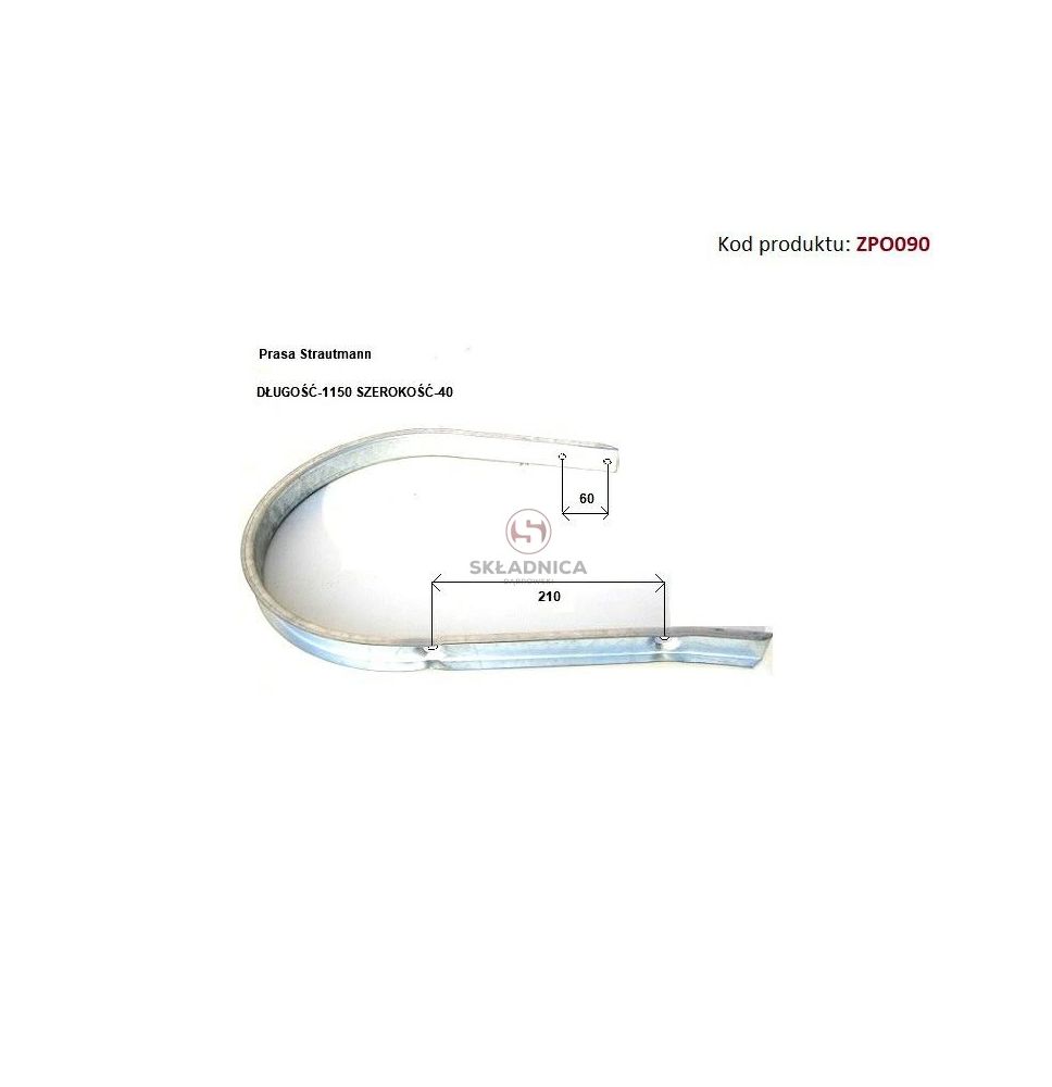 OSŁONA PODBIERACZA STRAUTMANN [ZPO090]