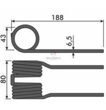 PALEC PODBIERACZA  188* 80 -ZAM [ZSK101]