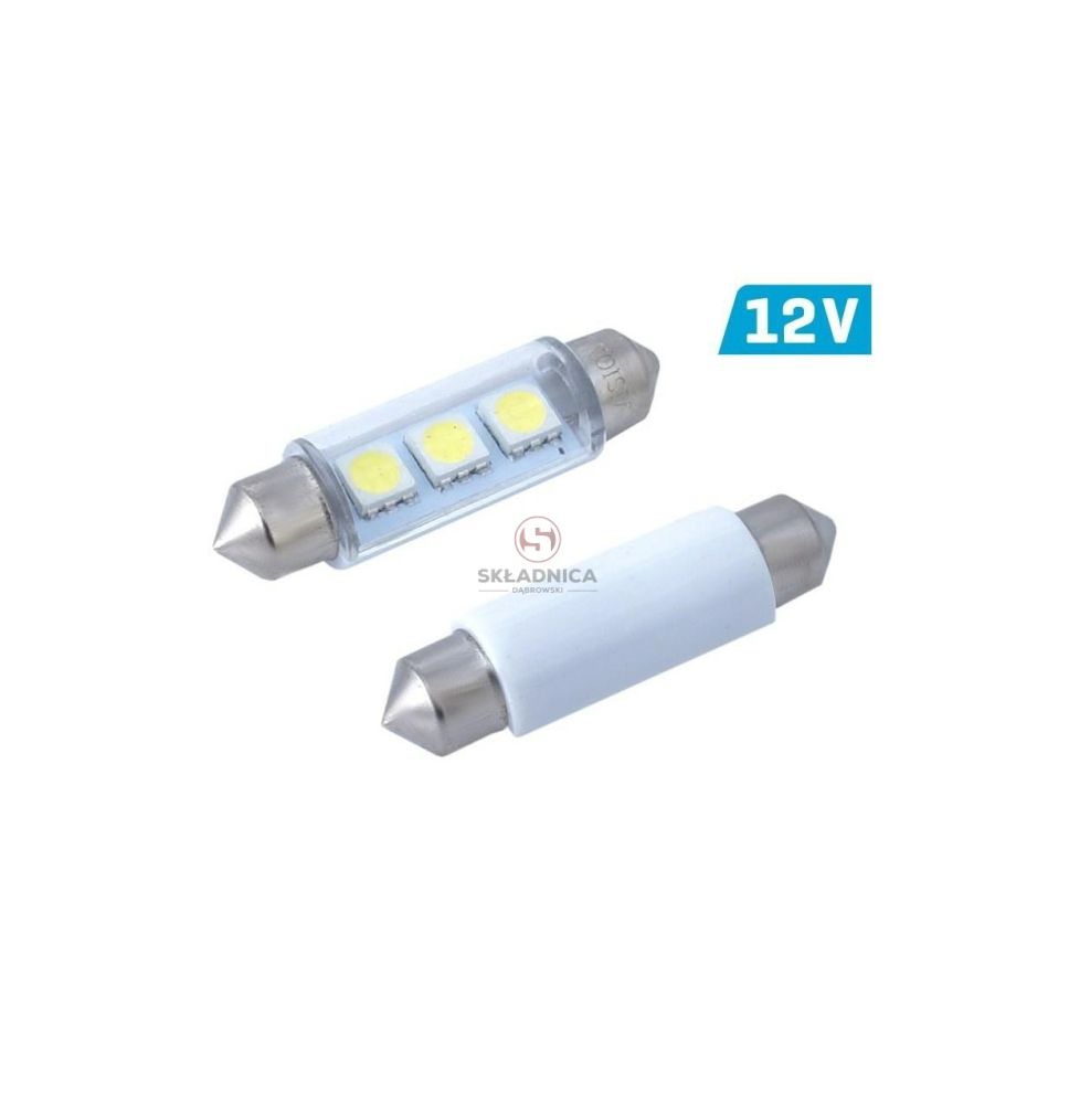 ŻARÓWKA 12V-  5W   RURKA 8.5-SV 41MM LED [ŻA031-LED]