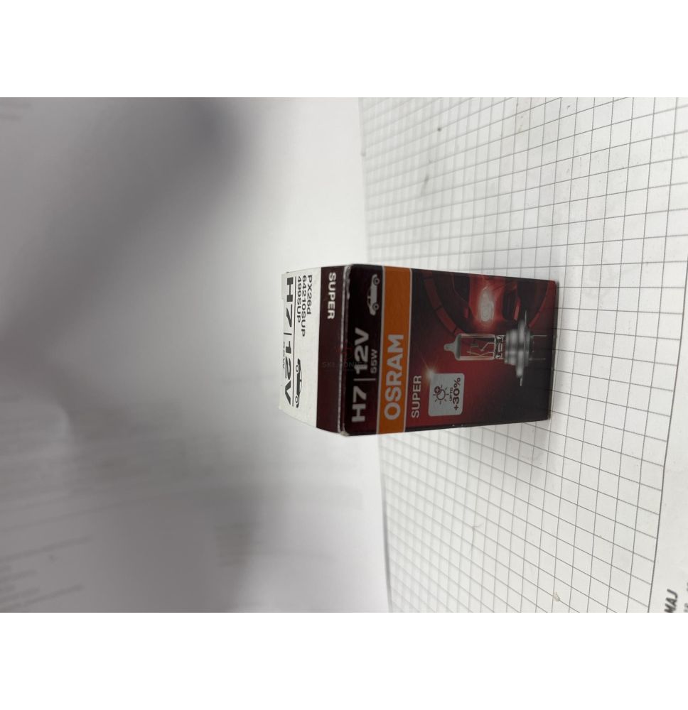 ŻARÓWKA  H7  12V- 55W P*26D SUPER +30% [ŻA220-OS]