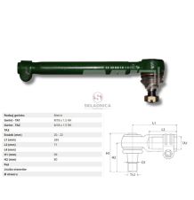 PRZEGUB KULOWY 20/22  L-285  M18*1,5 W [CJB001]