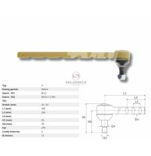 PRZEGUB KULOWY 20/22  L-345  FI 22 WRĘBY [CJB002]