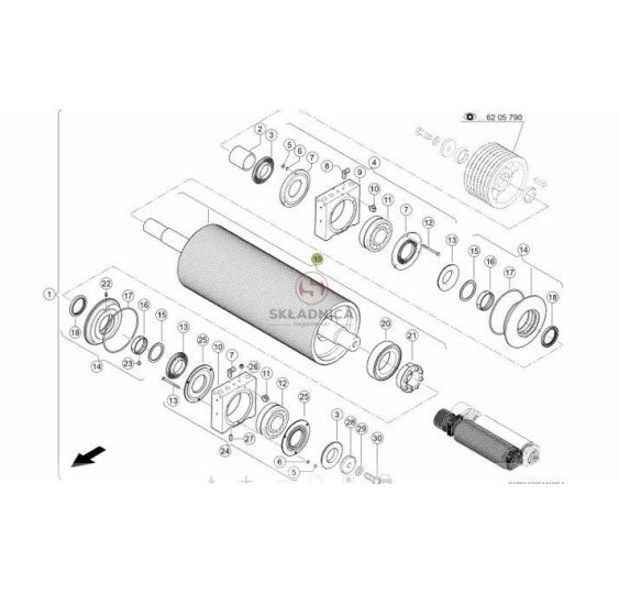 WALEC GNIOT. CL FI-250 L-??? G-R-P ORY [SCB000105-CL]