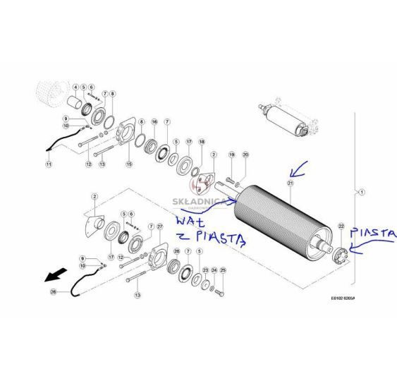WALEC GNIOT. CL FI-250 L-650 Z-100       [SCE01-4001-MM]