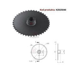 KOŁO ŁAŃCUCH.  5/8" 10B-1  Z-42 [KZ025040]