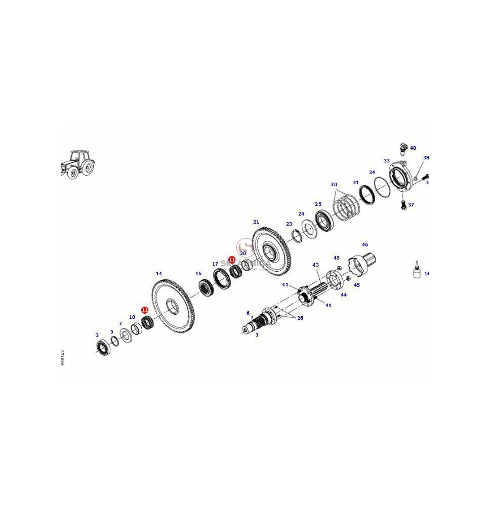 ŁOŻYSKO IGIEŁKOWE  60.00* 68.00-25.00 [CFN358-AGCO]