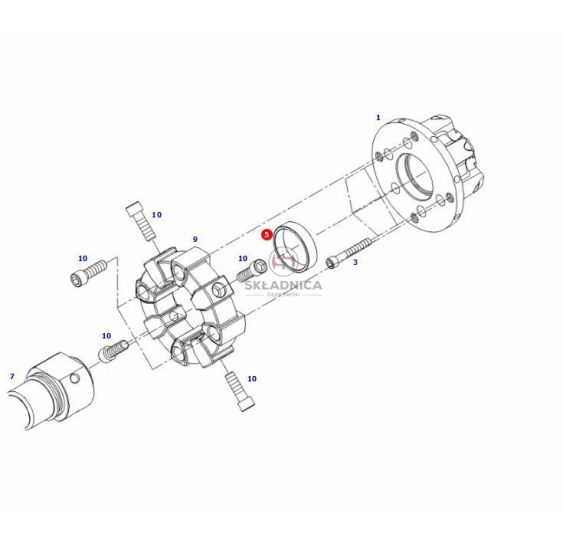 TULEJKA 74*84-20                         [CFN299-TUL]