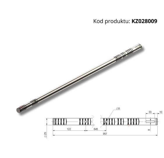 WAŁ NAPĘDOWY L-96 [KZ028009]