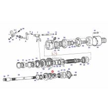 KOŁO ZĘBATE Z-23 + Z-19 + Z-16 [CFN089-ACH]