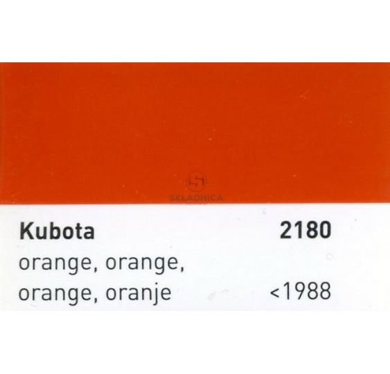 FARBA  KUBOTA  POMARAŃCZOWA    DO 1988 [F9502]