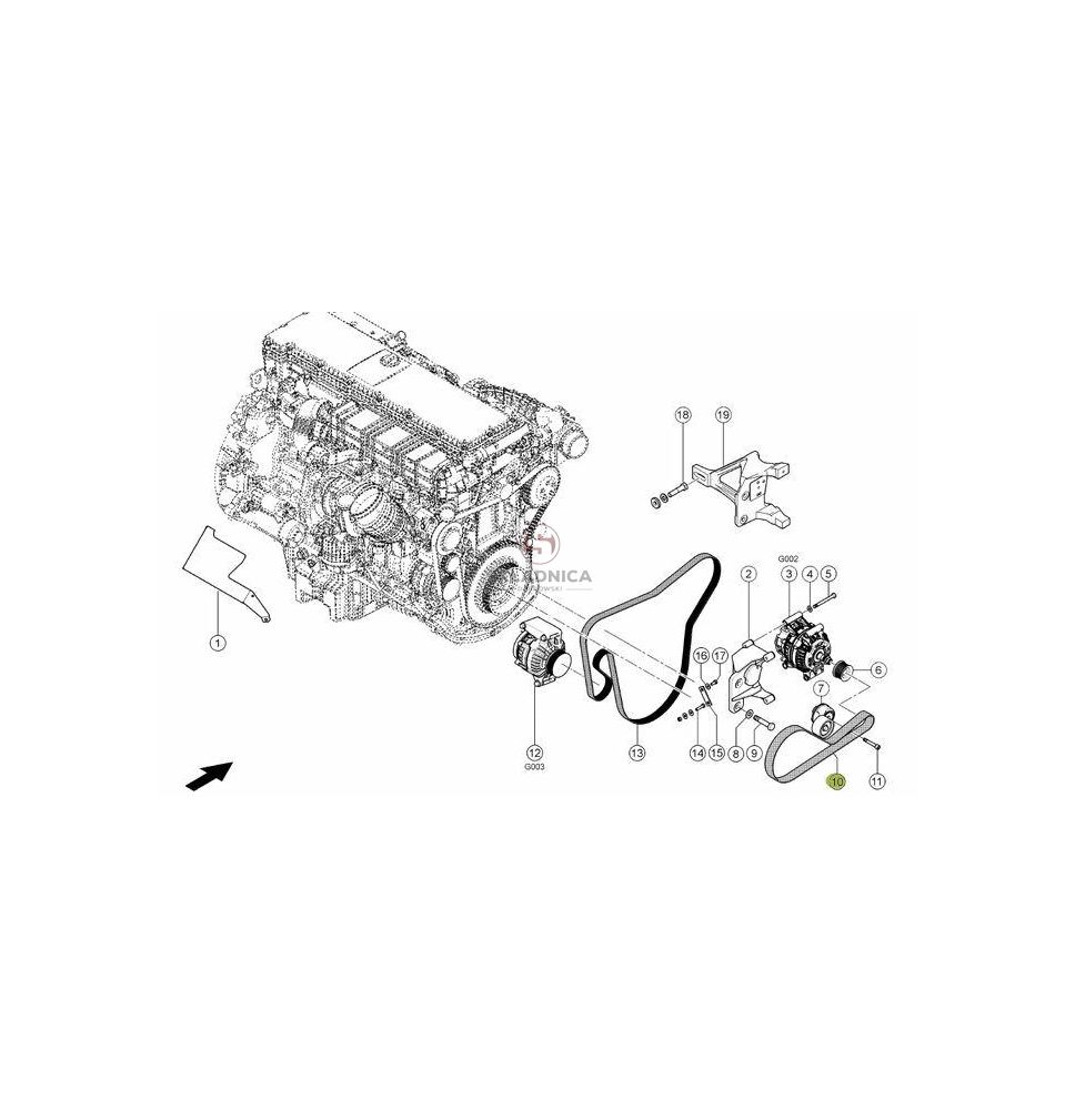 PAS WIELOROWKOWY CLAAS 0024039190 [PKK126810-CL]