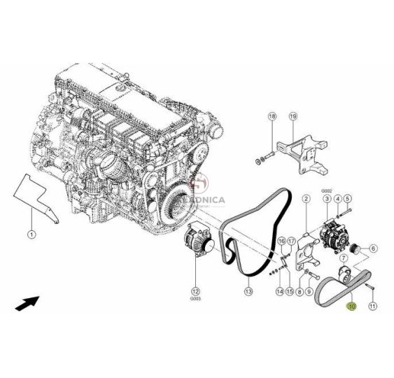 PAS WIELOROWKOWY CLAAS 0024039190 [PKK126810-CL]