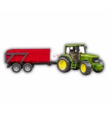 TRAKTOR JOHN DEERE 6920 Z PRZYCZEPĄ [ZD02057]