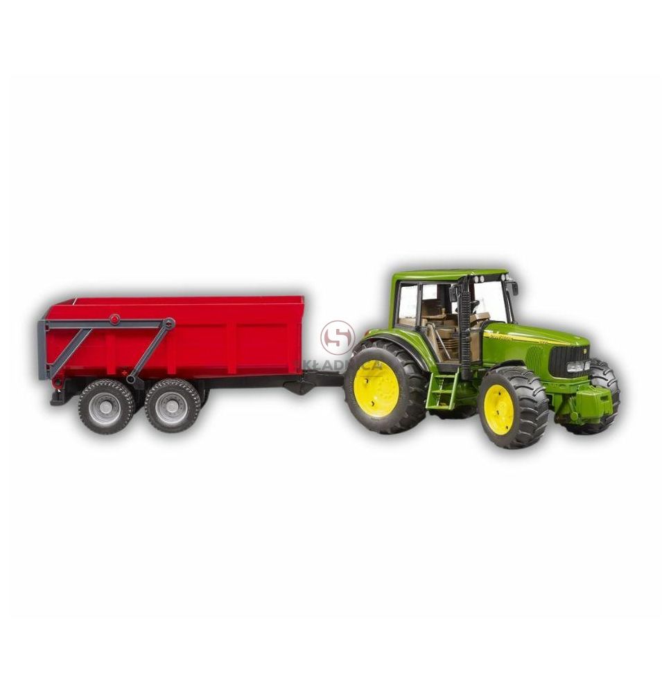 TRAKTOR JOHN DEERE 6920 Z PRZYCZEPĄ [ZD02057]
