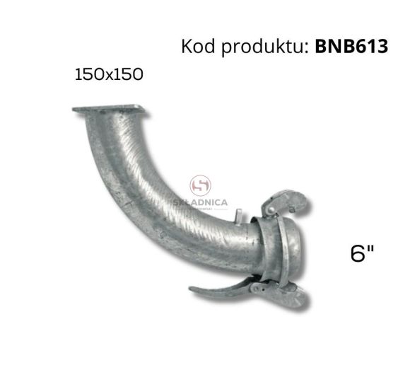 BAUER 6"  ZŁĄCZE MĘSKIE - KOLANKO 90 [BNB613]