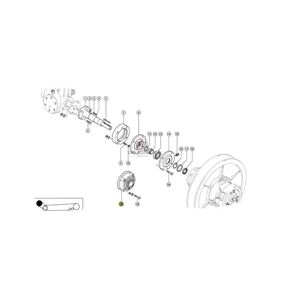 ŁOŻYSKO KPL. [KCL030405-CL]