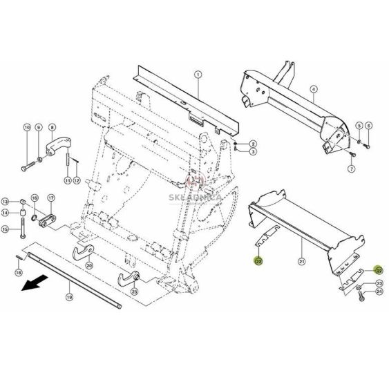PODKŁADKA BĘBNA TNĄCEGO T-2mm [SCE066009-CL]