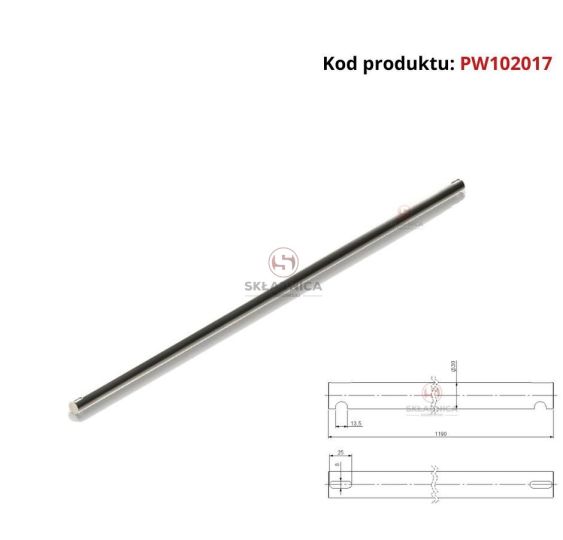 WAŁEK POPRZECZNY FI-30 [PW102017]