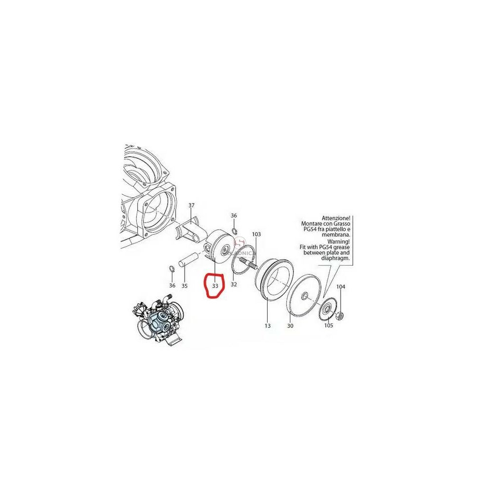 TŁOK POMPY AR  fi-80 [OPP07-0110]