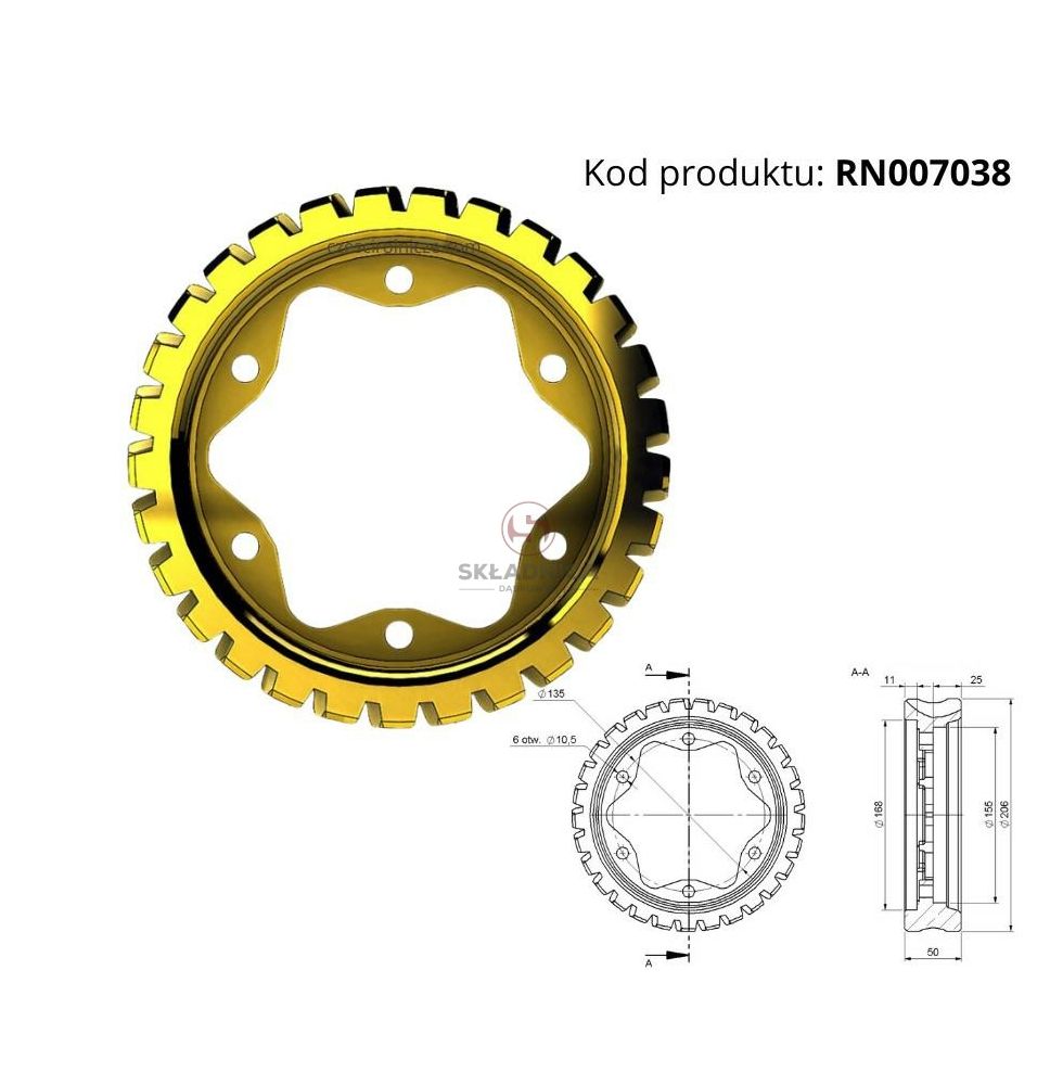 KOŁO ŚLIMAKOWE [RN007038]