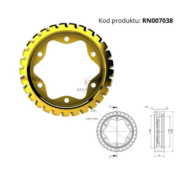 KOŁO ŚLIMAKOWE [RN007038]