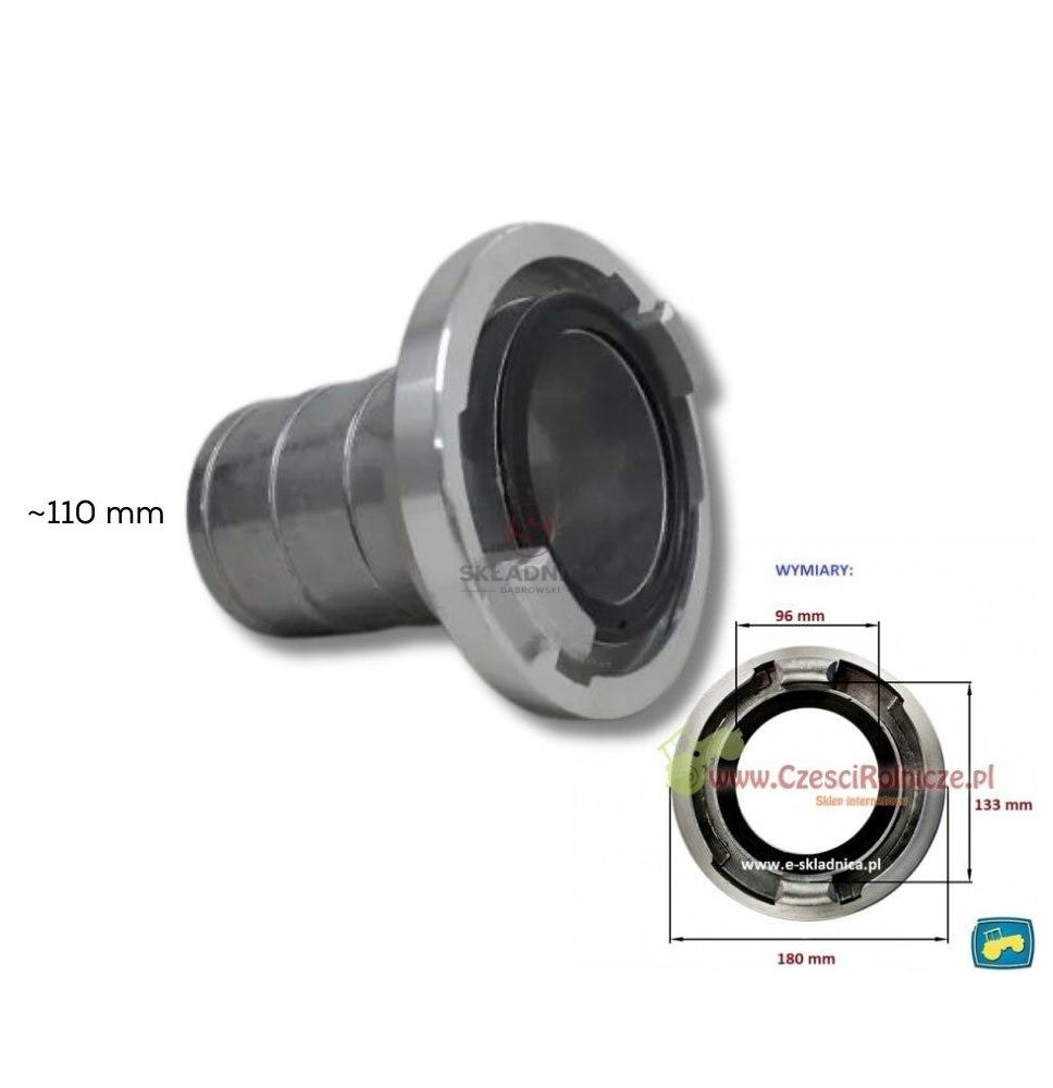 STORZ 4"  ŁACZNIK WĘŻA   FI-110 [BNF401-S]