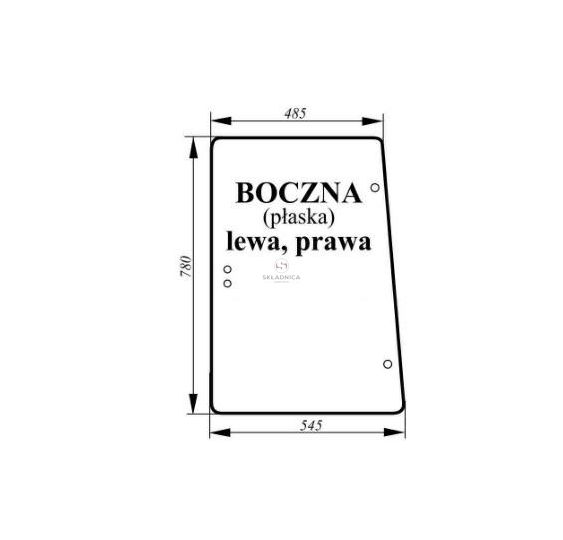 SZYBA BOCZNA [CDK121]