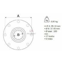 TULEJA ŁĄCZĄCA Z-16 FREZ 35.2 [CDM111]