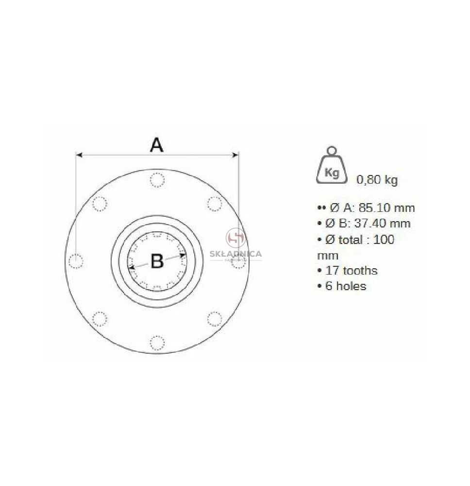 TULEJA ŁĄCZĄCA Z-16 FREZ 35.2 [CDM111]