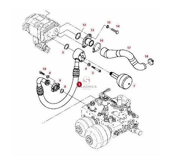 PRZEWÓD FI-16/24 L-870 [CFH210-AGCO]