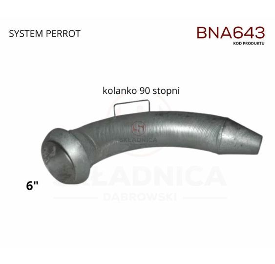 PERROT 6" ZŁĄCZE MĘSKIE - KOLANKO 90 - W [BNA643]