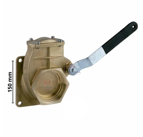 ZASUWA MOSIĘŻNA HYD. 6"  GWINT M165 / PŁ [BNZ605]