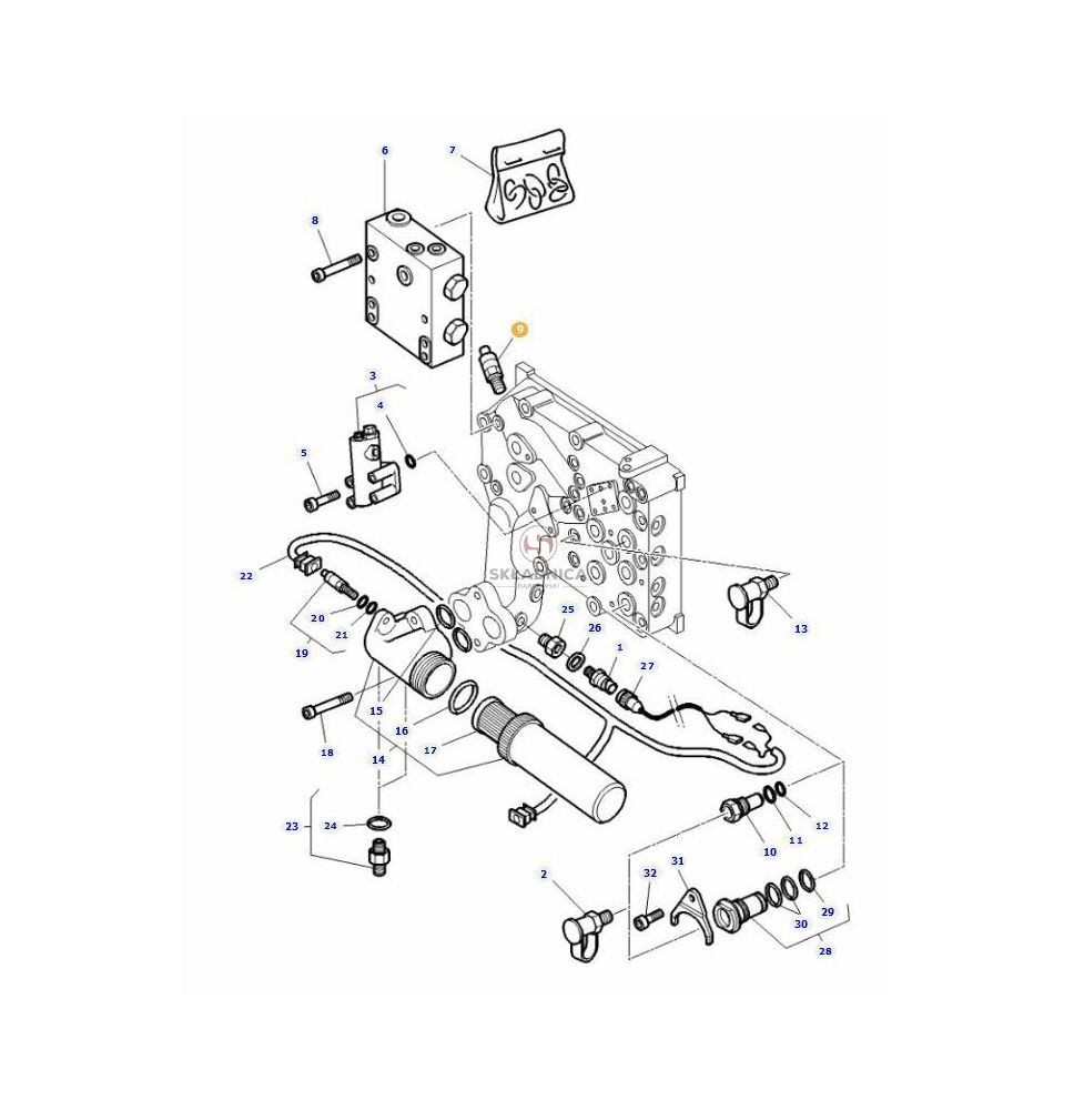 ZAWÓR GŁÓWNY HYDRAULIKI [CMH117]