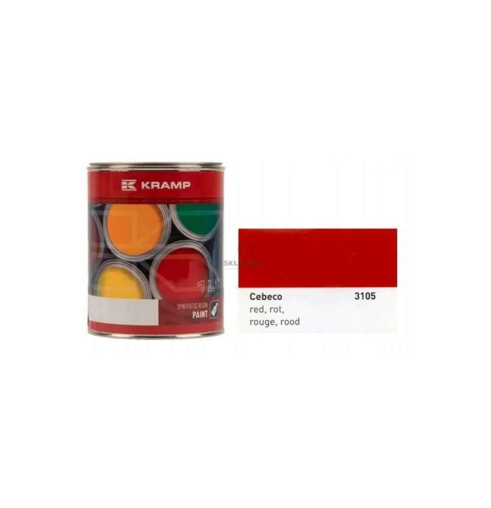 FARBA CEBECO  CZERWONA    1 L [F2902]