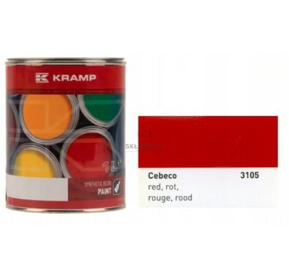 FARBA CEBECO  CZERWONA    1 L [F2902]