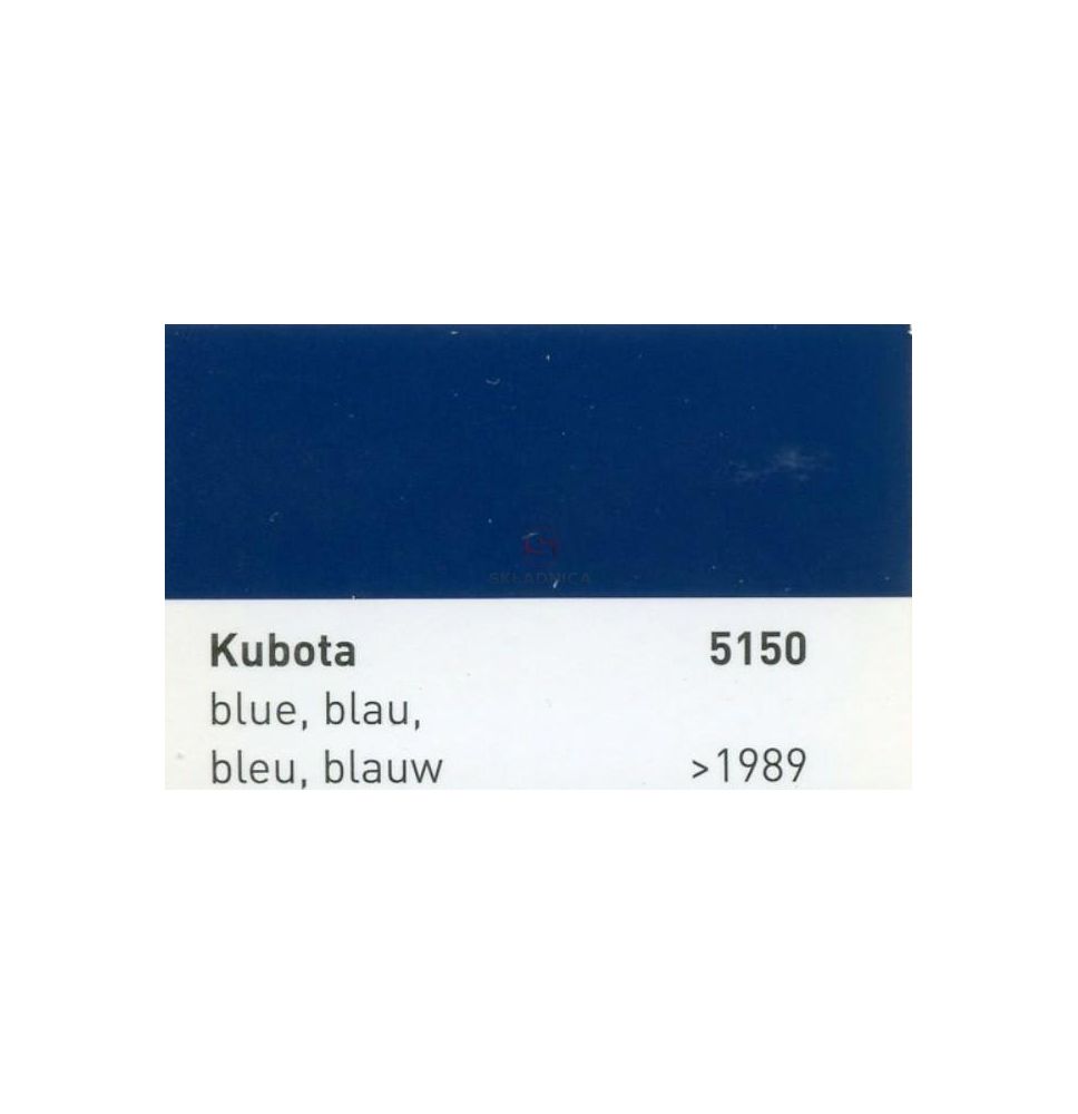 FARBA  KUBOTA  NIEBIESKA PO 1989  ROKU [F9503]