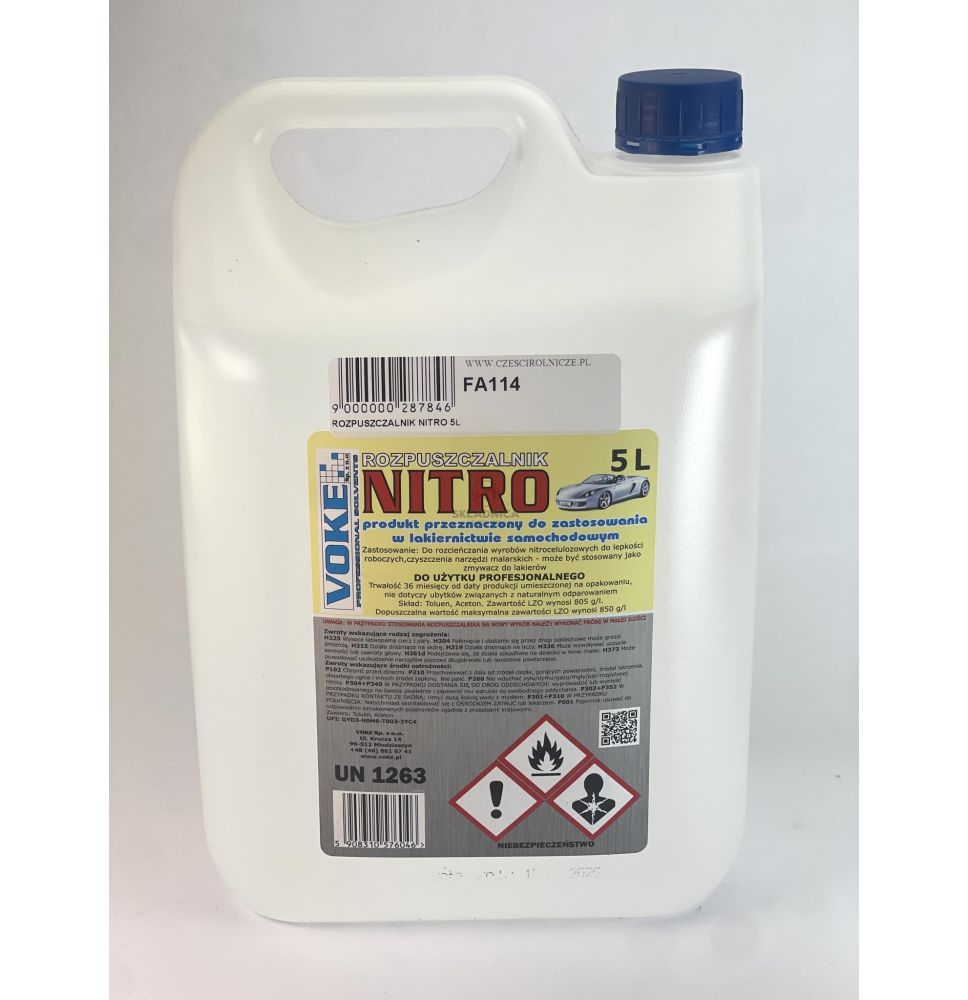 ROZPUSZCZALNIK NITRO 5L [FA114]