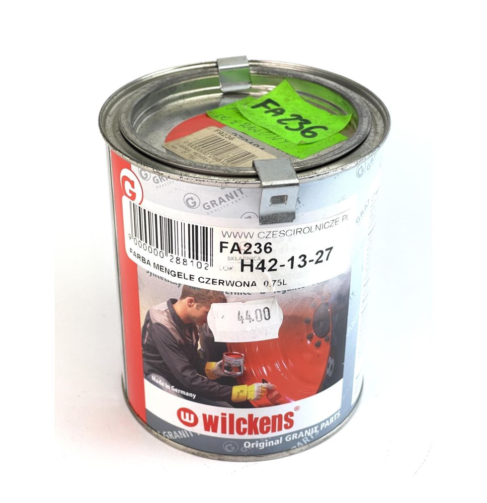 FARBA MENGELE CZERWONA  0,75L [FA236]