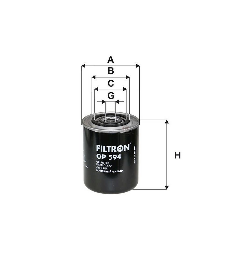 FILTR OLEJU   3/4"-16UN   H-145 FI-110/U [FI104142-F]