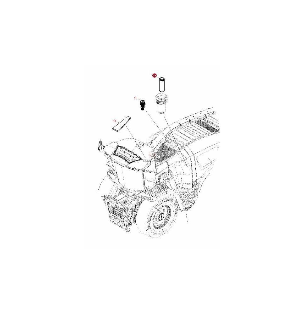 WKŁAD FILTRA HYD.   H-??? [FI3315-AGCO]